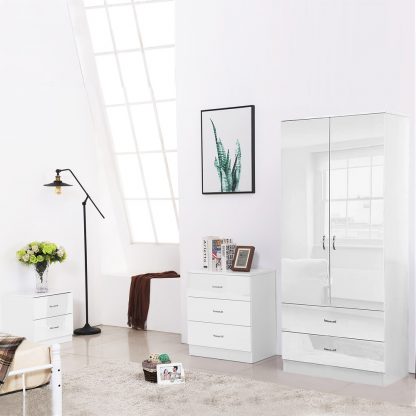 CHILTON White Gloss Furniture Lifestyle